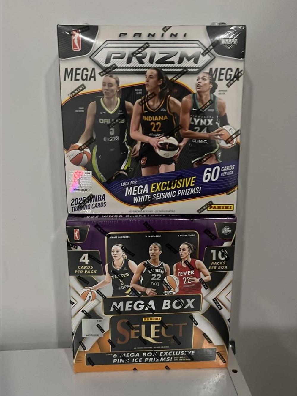 Panini WNBA Mega Box - White, Black & Purple Packaging